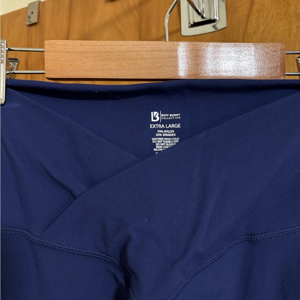 BuffBunny Navy Blue High-Waist Leggings - Picture 2 of 4
